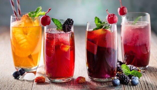 frit and berrie flavoured party drinks
