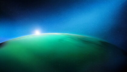 abstract modern green blue gradient background cosmic space modern design