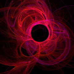 red purple abstract pattern on a black background, wallpaper, design