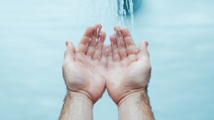 Finding Inner Peace Amid Storms Hands Under Running Faucet