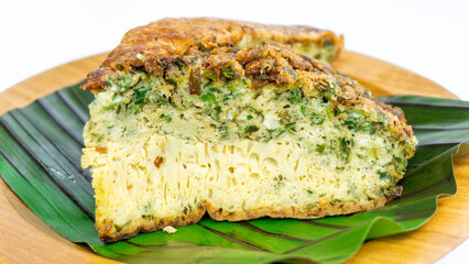 Telur talua barendo (Indonesian fried egg). This food come from padang.