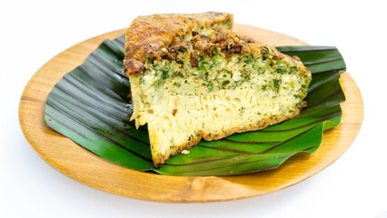 Telur talua barendo (Indonesian fried egg). This food come from padang.