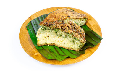 Telur talua barendo (Indonesian fried egg). This food come from padang.