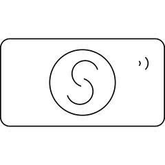 Solo single vector icon