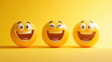 Obraz premium Emojis Smiley Faces To Sad Face, Lgbtq Smiley Emoji, Happy, Sad Emoji.