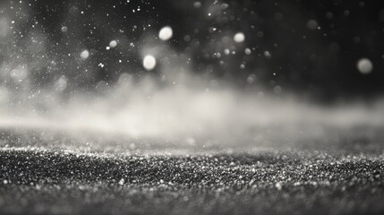 Fine dust particles settled on a surface