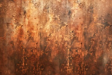 Image of Bright orange metal wall. Texture for background usage