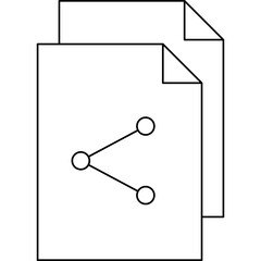 Lecture sharing single vector icon