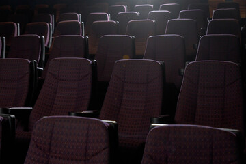 Fototapeta premium rows of chairs
