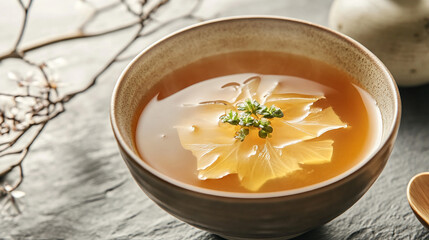 Exquisite Presentation of Shark Fin Soup