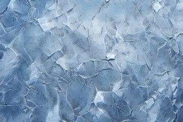 Obraz premium Processed collage of thick layer of cracked ice texture. Background for banner, backdrop or texture