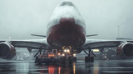 A closeup of a cargo planes hold being loaded, Air Freight, Industrial and systematic