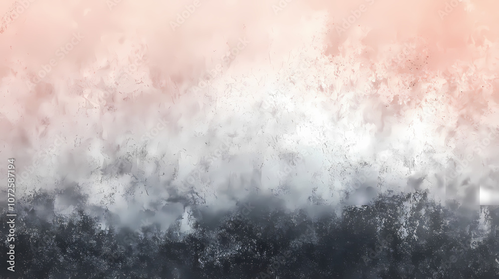Wall mural peach gray white grainy gradient abstract dark background noise texture banner header backdrop desig