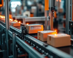 A closeup of label printing technology for shipping accuracy, Technology, Detailed and efficient