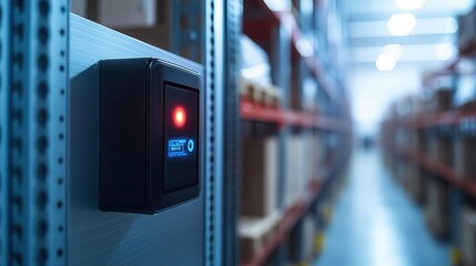Fototapeta premium A closeup of voiceactivated systems for warehouse picking tasks, Technology, Modern and handsfree