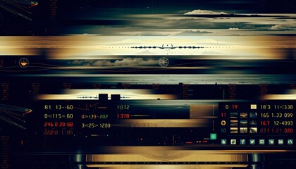 Digital Horizon Control Interface Display