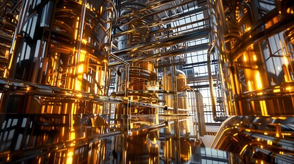 Distillation: Separation of liquids in a distillation column