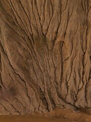 Rocks and sand in mine