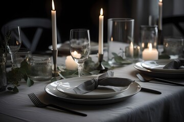 Fototapeta premium table setting