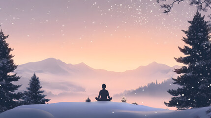 A Christmas-themed mindfulness app offering relaxation exercises and holiday reflections.