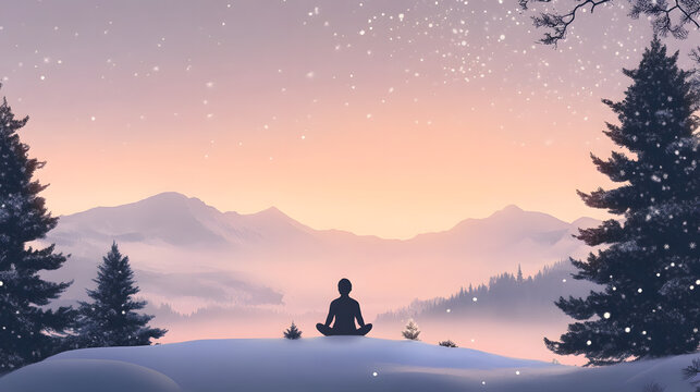 A Christmas-themed mindfulness app offering relaxation exercises and holiday reflections.