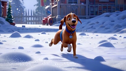 A vibrant scene from The Secret Life of Pets 2, showcasing animated pets engaging in playful adventures in a city setting