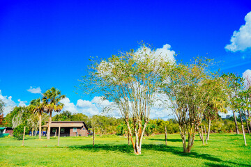 A lake view house and beautiful cloud