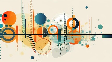 Obraz premium abstract business inspired background banner graphic