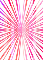 The background image is in pink tones, using shapes to arrange. Composition with gradation used for graphics