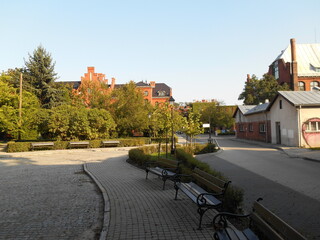 Neo-Gothic complex of buildings of the Medical University of Wrocław, Poland. Department of Normal Anatomy Wrocław Medical University.