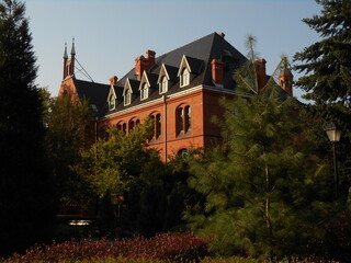 Neo-Gothic complex of buildings of the Medical University of Wrocław, Poland.