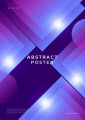 Abstract on Modern Geometric Cover Background