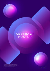 Abstract Minimal Background with Vibrant Color Gradient