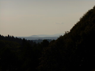 Suche Mountains, Poland. Mountain landscape.