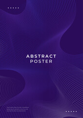 Vibrant Abstract Poster Design with Gradient Colors. A modern abstract poster featuring dynamic creating a vibrant and futuristic aesthetic. Perfect for creative projects, digital art