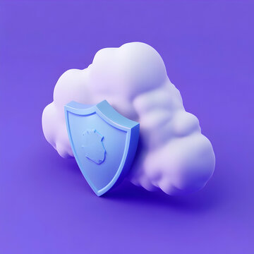 3D Illustration of Cloud Infrastructure Entitlement Management (CIEM) &ndash; Managing Cloud Access and Permissions Securely