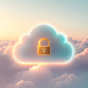 3D Illustration of Cloud Infrastructure Entitlement Management (CIEM) &ndash; Managing Cloud Access and Permissions Securely