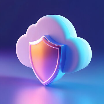 3D Illustration of Cloud Infrastructure Entitlement Management (CIEM) &ndash; Managing Cloud Access and Permissions Securely