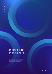 Elegant Abstract Poster With Vibrant Gradient Color Background. Perfect for modern decor, digital art projects, and creative backgrounds. Adds elegance and style to any visual presentation