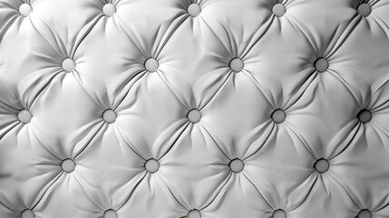 Fototapeta premium Luxury design background - Detailed white leather texture in high resolution
