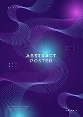 Abstract Minimal Background with Vibrant Color Gradient