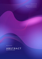 Vibrant Abstract Poster Design with Gradient Colors. A modern abstract poster featuring dynamic creating a vibrant and futuristic aesthetic. Perfect for creative projects, digital art