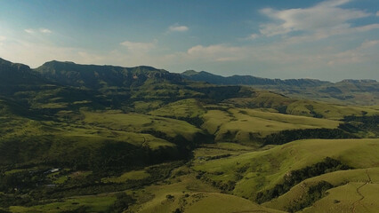 landscape with mountains