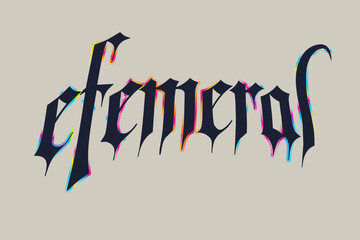 Futuristic streetwear Poster With Aesthetic Graphic Design for T shirt Street Wear and Urban Style