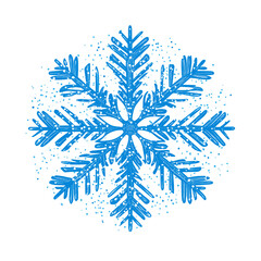 Isolated Vector Snowflake