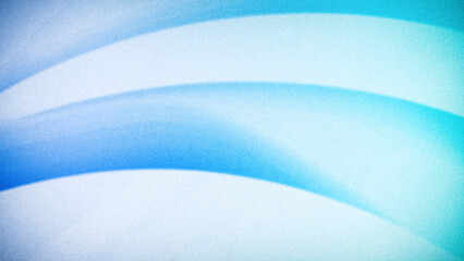Fototapeta premium A bright abstract 4K gradient with smooth blue and cyan waves, featuring a grainy blur texture ideal for backgrounds, wallpapers, and creative designs