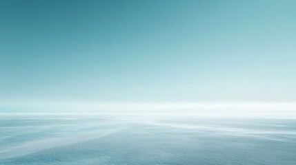Fototapeta premium Minimalist Landscape with White Sand and a Blue Sky