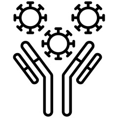 Virus Interaction Icon