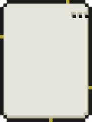 Pixel Frame, Vector Pixelate Banner 