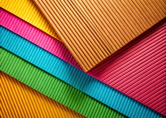 Blank Cardboard Paper with Stripes for Creative Backgrounds, Textures, and Crafts - Versatile Material for Unique Portrait Photography and Design Projects